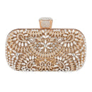 Diamond Evening Clutch Bag Wedding Golden Clutch Purse Chain Shoulder Handbag.