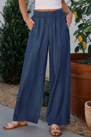 Solana High Waist Wide Leg Jeans.