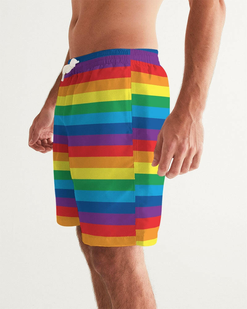 Pride 7" Classic Men Swim Trunk.