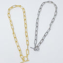 Toggle Chain Link Necklace.