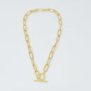 Toggle Chain Link Necklace.