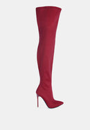 Lolling Long High Heel Boots by Ruw.