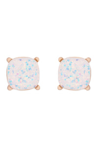 Ae0333-Glitter Epoxy Stud Earrings