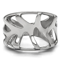 TK146 High Polished (No Plating) Stainless Steel Ring