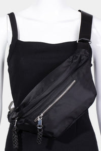 Fame Nylon Crossbody Bag with Adjustable Strap.