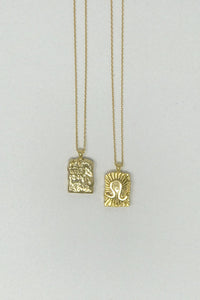 Reversible Zodiac Necklace.