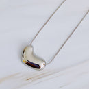 Bold Molten Heart Necklace.