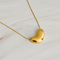 Bold Molten Heart Necklace.