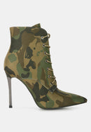 Velvet High Heeled Velvet Boots by RUW.