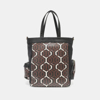 Nicole Lee USA Geometric Pattern Tote Bag.