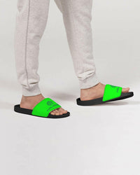 Neon Green Men's Slide Sandal.