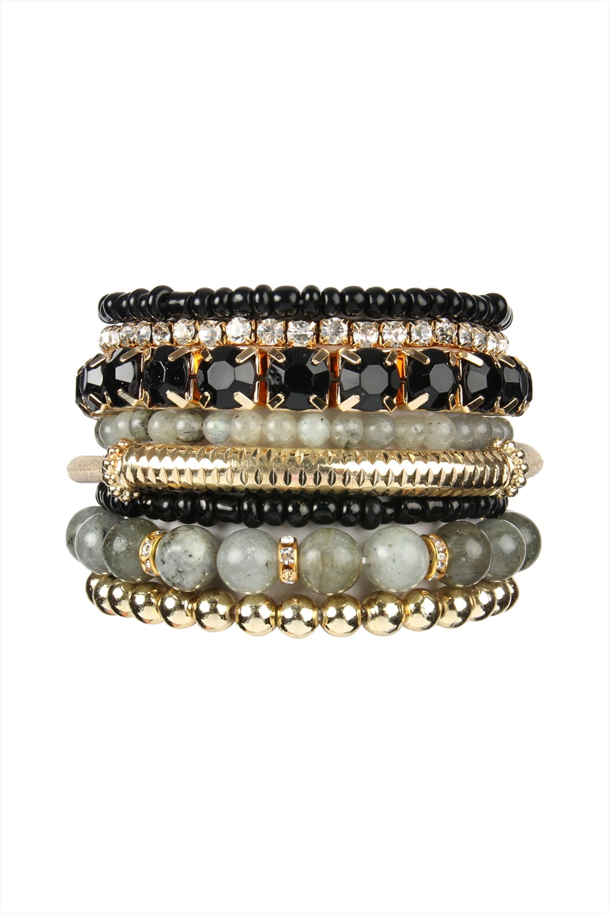 Regular Size Stackable Beads Bracelet Set