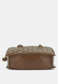 Quilted Structure Hand Bag.