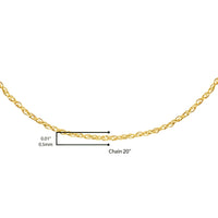 10K Gold 0.5 Mm Slender & Dainty Fine Rope Chain Necklace