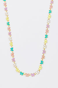 Linked Butterflies Necklace.