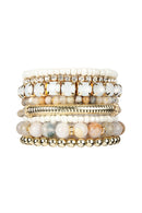 Regular Size Stackable Beads Bracelet Set