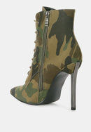 Velvet High Heeled Velvet Boots by RUW.