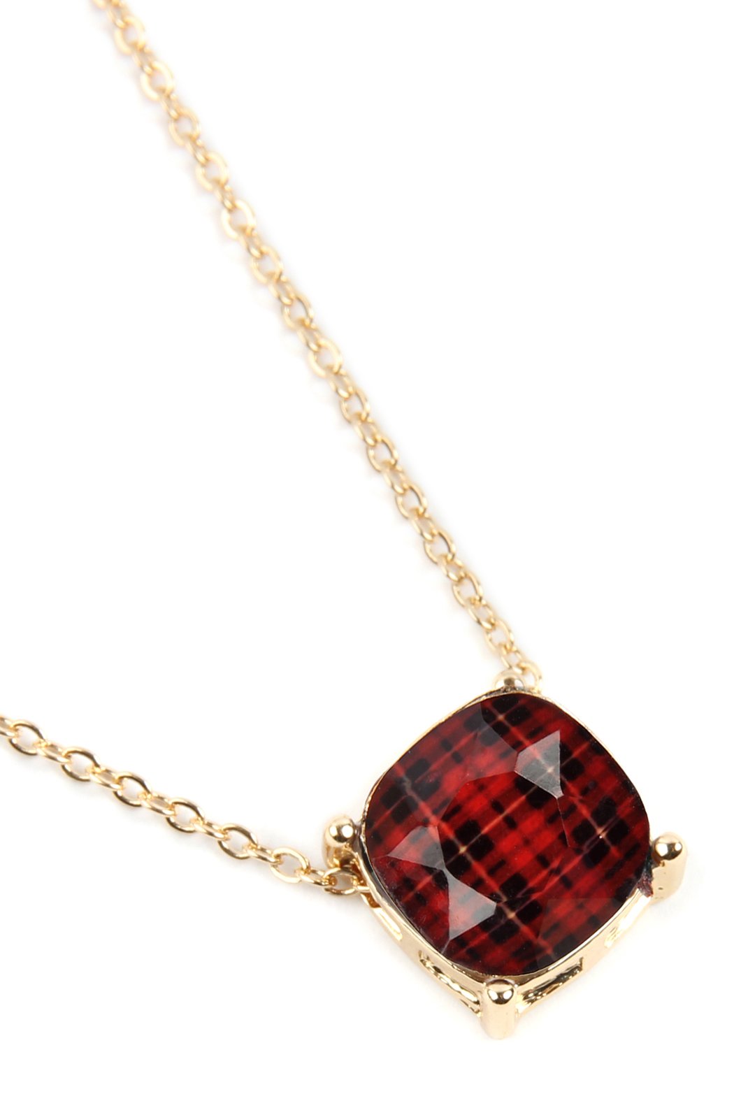 Buffalo Checkered Chain Necklace.