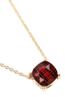 Buffalo Checkered Chain Necklace.