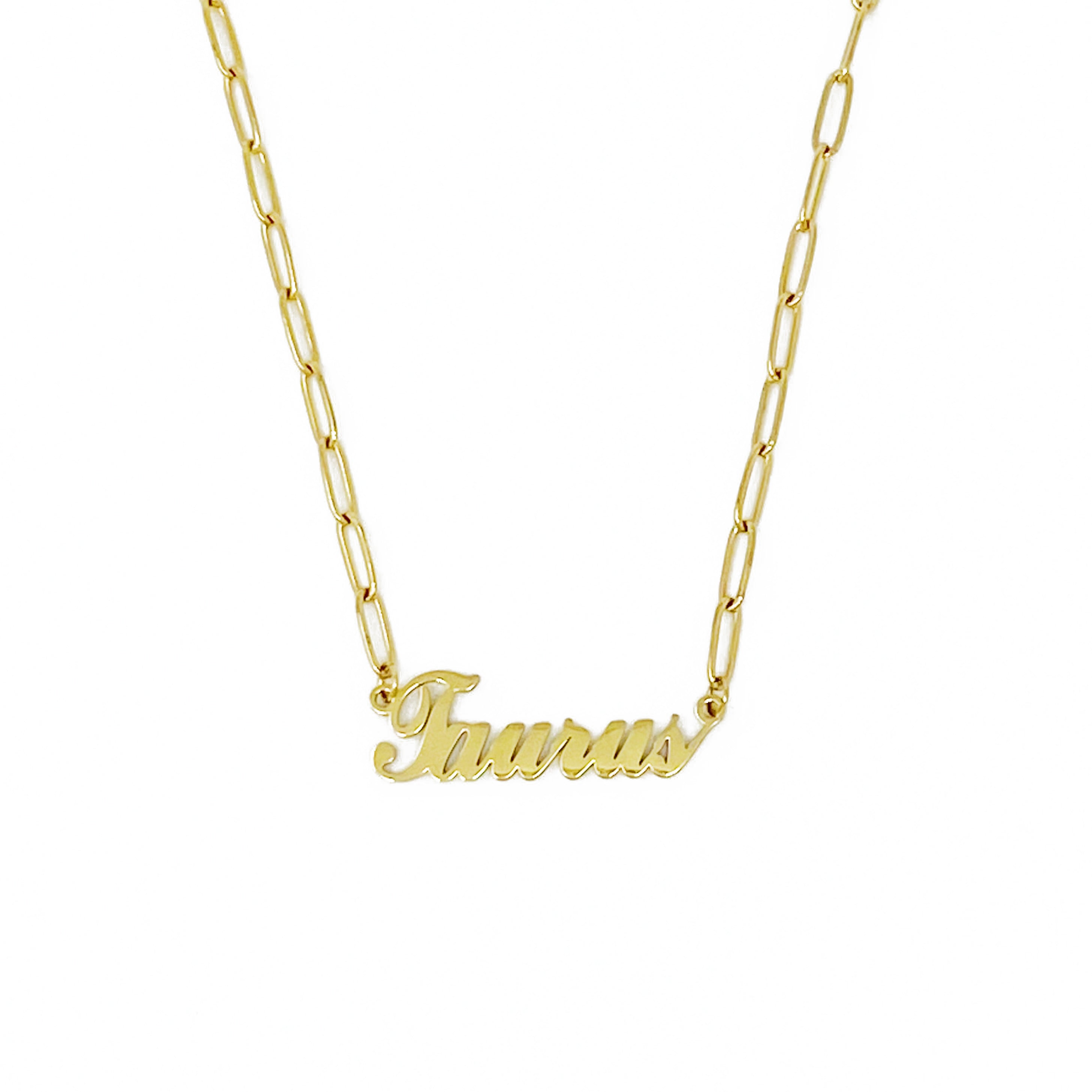 Annie Zodiac Chain Necklace.