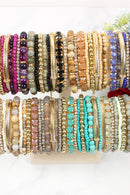 Regular Size Stackable Beads Bracelet Set