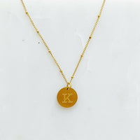 Ellison + Young: Singular Charm Initial Necklace.