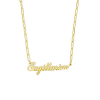 Annie Zodiac Chain Necklace.