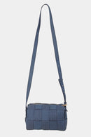 Fame Woven Crossbody Bag with Adjustable Strap.