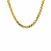 14k Yellow Gold Diamond Cut Round Franco Chain (5.30 mm) - Forever in Harmony