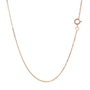 14k Rose Gold Classic Box Chain (0.45 mm) | 16'' - Forever in Harmony