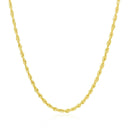 14k Yellow Gold Light Rope Chain (2.00 mm) | - Forever in Harmony