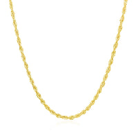 14k Yellow Gold Light Rope Chain (2.00 mm) | 16'' - Forever in Harmony