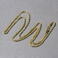 14k Yellow Gold Light Rope Chain (2.00 mm) | 16'' - Forever in Harmony