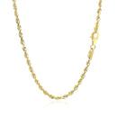 10k Yellow Gold Solid Diamond Cut Rope Chain (2.75 mm) - Forever in Harmony