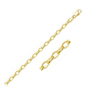 14k Yellow Gold Oval Rolo Chain (4.6 mm) | - Forever in Harmony