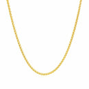 14k Yellow Gold Round Wheat Chain (1.5 mm) - Forever in Harmony