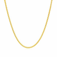 14k Yellow Gold Round Wheat Chain (1.5 mm) - Forever in Harmony