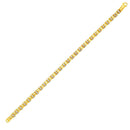 14k Two-Toned Yellow and White Gold Double Link Men's Bracelet | - Forever in Harmony