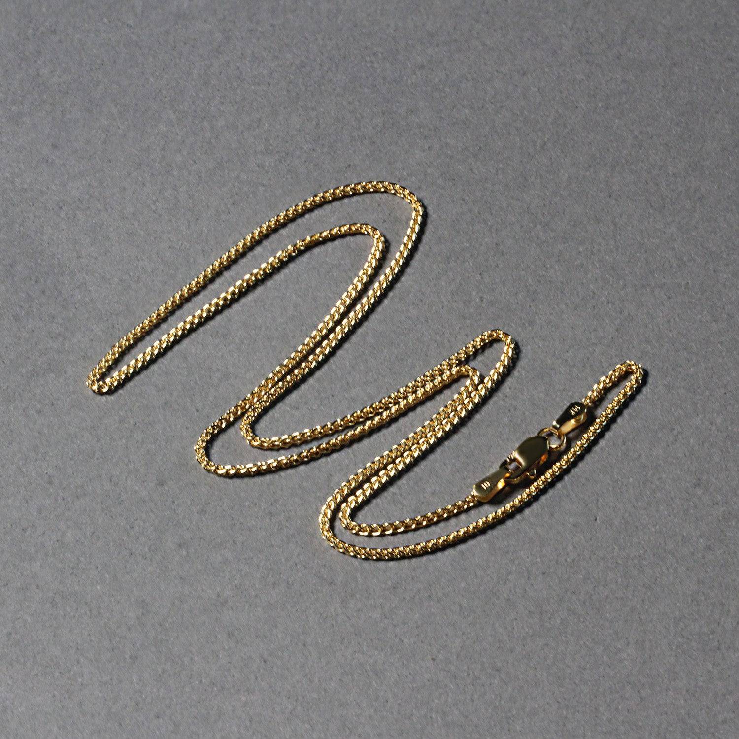 14k Yellow Gold Round Chain (1.2 mm) - Forever in Harmony