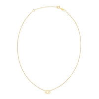 14K Yellow Gold Cancer Necklace - Forever in Harmony