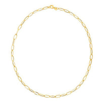 14k Yellow Gold Hexagon Link Necklace - Forever in Harmony