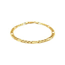 14k Yellow Gold Lite Figaro Bracelet (4.70 mm) | - Forever in Harmony