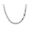 14k White Gold Solid Curb Chain (2.60 mm) - Forever in Harmony