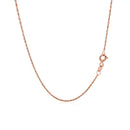 14k Rose Gold Singapore Chain (1.10 mm) - Forever in Harmony