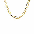 14k Yellow Gold Lite Figaro Chain (5.60 mm) | - Forever in Harmony