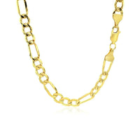 14k Yellow Gold Lite Figaro Chain (5.60 mm) | - Forever in Harmony