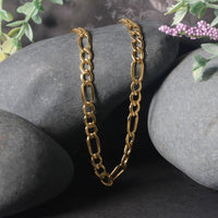 14k Yellow Gold Lite Figaro Chain (5.60 mm) | 18'' - Forever in Harmony