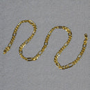 14k Yellow Gold Lite Figaro Chain (5.60 mm) | - Forever in Harmony