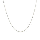 14k White Gold Classic Box Chain (0.60 mm) | 13'' - Forever in Harmony