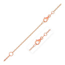 Extendable Cable Chain in 14k Rose Gold (1.20 mm) | - Forever in Harmony